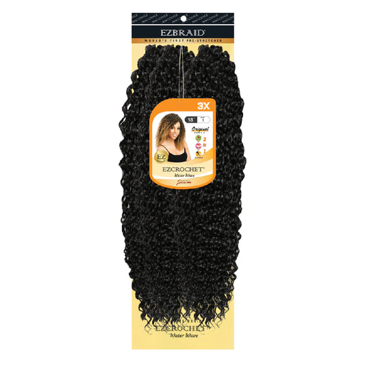 EC-BWW18-T1B/900 EZ BRAZILIAN WATER WAVE CROCHET 18" ITCH FREE