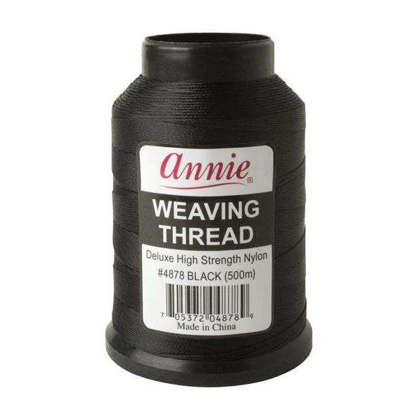 Annie #4878 Weaving Thread 500 Medium Black