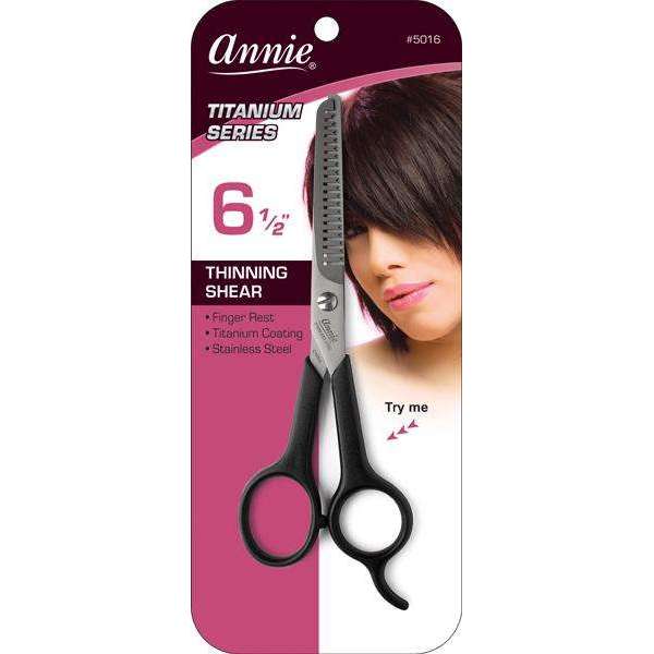 Annie #5016 Thinning Shears Titanium 6 1/2"