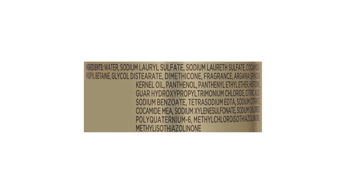 Pantene Gold Series Moisture Boost Shampoo Infused with Argan Oil