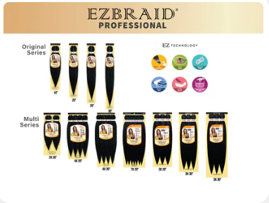 EZ-26S-99J EZ BRAID SINGLE 26" PRE-STRECHED & ITCH FREE