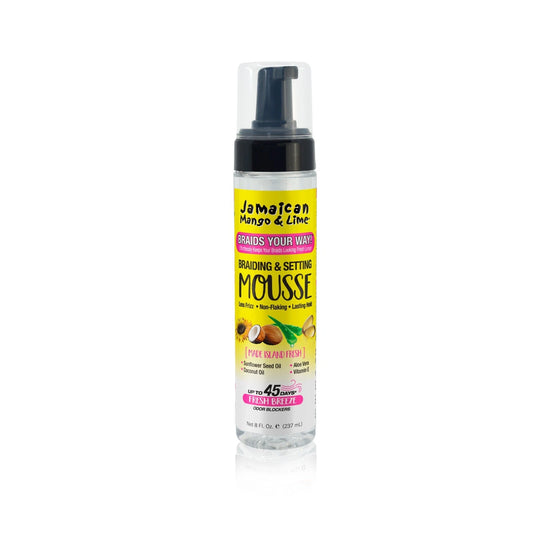 Jamaican Mango & Lime Braid Your Way Braiding Setting Mousse 8 OZ