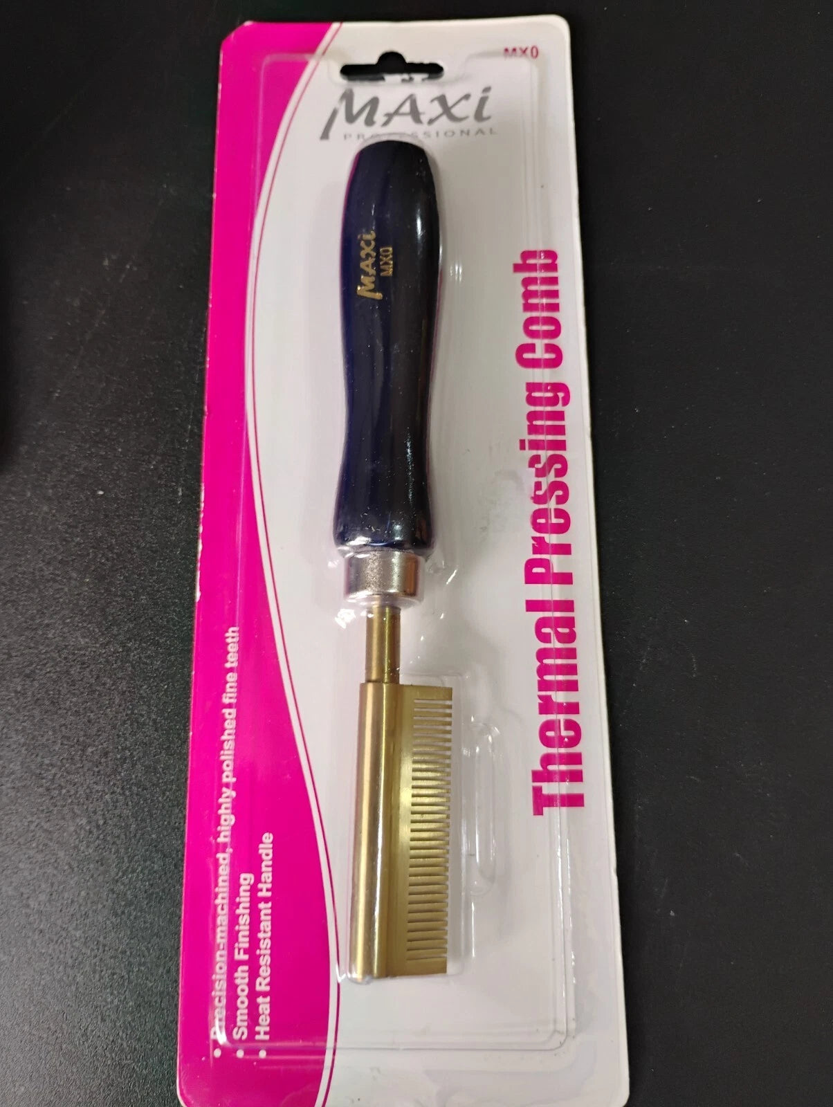 MX0 MAXI PRESSING COMB BRASS TEMPLE