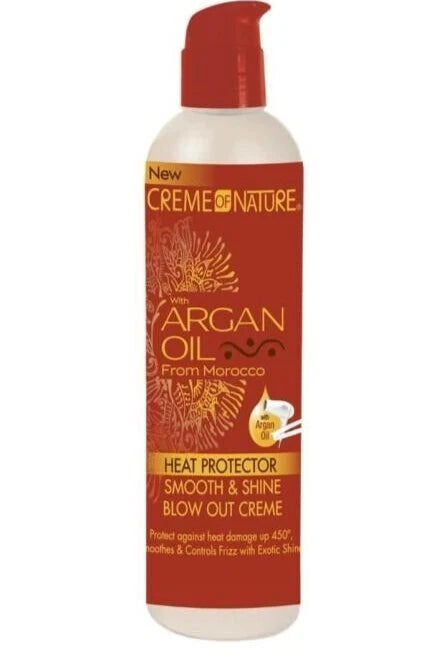 Creme Of Nature Argan Heat Protect Blow Out 8.45 OZ