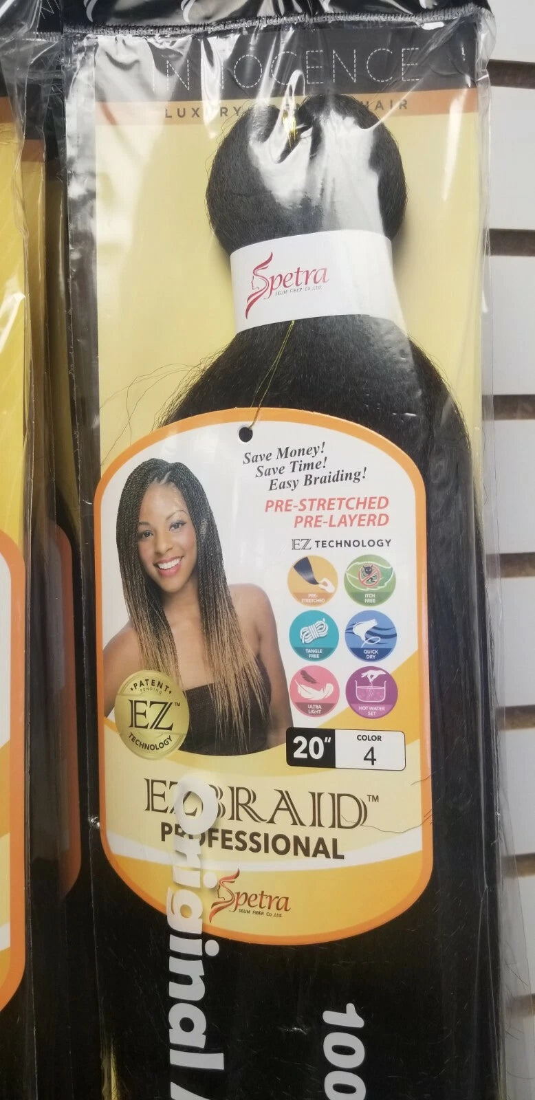 EZ-20S-4 EZ Braid Single 20" Pre-Streched & Itch Free