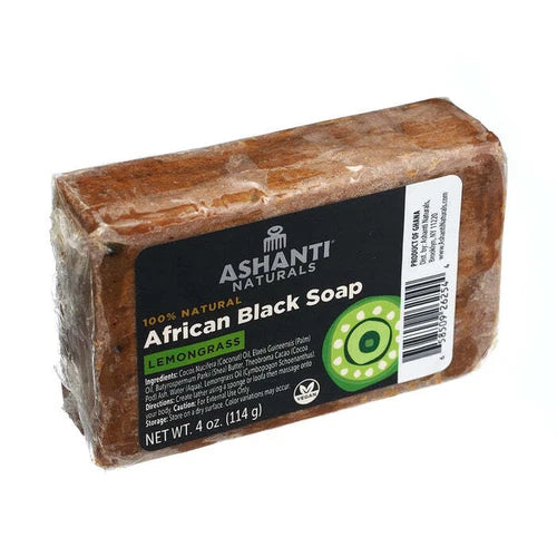 ASH26250 ASHANTI Black Soap FRAGRANCE FREE 4 OZ