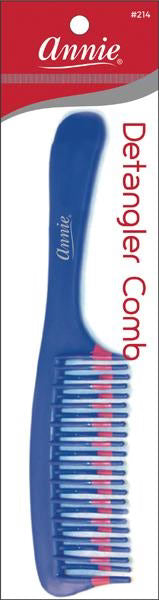 Annie #214 Detangler Comb Asst Color Two Tone